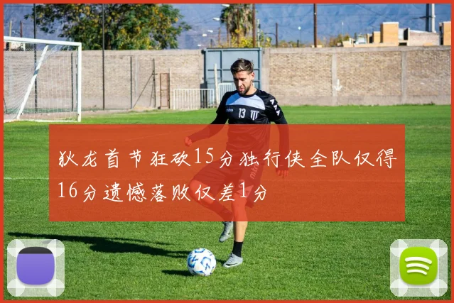 狄龙首节狂砍15分独行侠全队仅得16分遗憾落败仅差1分